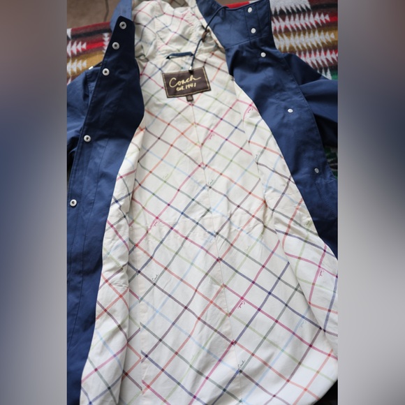 Coach Blue Hooded Jacket - Picture 2 of 11